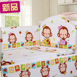 猴年婴儿床上用品套件全棉婴儿床围四五十件套纯棉宝宝床品可拆洗