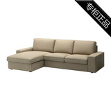 宜家代购IKEA 奇维双人沙发和贵妃椅组合转角沙发 多色可选