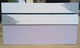 新款白色烤漆床头定制 定做双人床头 烤漆床头柜 现货1.8米 2米