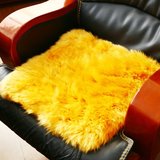 冬季羊毛汽车坐垫 沙发座垫 办公室椅子垫高档单个方垫 100％羊毛