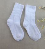 日本通学用袜子秋冬纯棉儿童袜子防臭男童袜白色女童袜学生运动袜