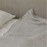 日单 纯亚麻水洗服装布料 两个颜色14x14/44x46结构 标价为0.1米