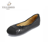 Villebois苏菲玛索芭蕾鞋单鞋 圆底浅口鞋蝴蝶结平底鞋 Pirouette