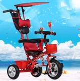 推车单车小孩自行车1-3-5玩具礼物儿童三轮车脚踏车童车婴幼儿手