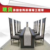 简约餐椅 新中式家具 中国风简约高背椅 餐椅 酒店餐椅 会所餐椅