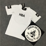 香港代购潮牌HBA权志龙明星同款生化危机字母印花宽松男女短袖T恤