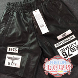 【韩国正品代购】英国潮牌BOY LONDON黑色数字图案短裤B52PT04U89