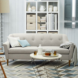北欧宜家布艺沙发 现代简约单人双人三人沙发 客厅卧室组合布沙发