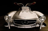 美国代购汽车模型摆件赛车奔驰跑车奇特金属铸模SL概念跑车