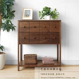 日式白橡木五斗柜 北欧收纳柜子 现代简约实木抽屉柜储物柜