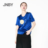 JNBY/江南布衣商场同款2016夏新款简约休闲短袖T恤女5G461079