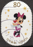 特价促销日本2015年卡通动漫米奇信销票1枚保真外国邮票rb017
