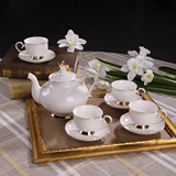 新瓷代欧式陶瓷茶具套装英式下午茶花茶茶具套咖啡杯碟高档咖啡具