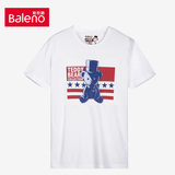 Baleno/班尼路男装 Teddy bear系列国家城市图案T恤 卡通动漫短袖
