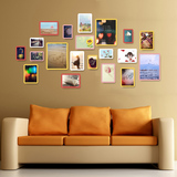 无痕免钉相片相册挂墙上20框吸盘贴墙相框组合照片墙创意温馨diy