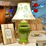 墨菲 现代中式创意时尚台灯高端铜制客厅书房卧室装饰台灯灯具