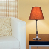 新款高档卧室床头创意木质台灯宜家布艺可调光现代简约客厅台灯