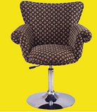 绒布时尚休闲宜家用特价沙发办公电脑椅 皮艺欧式美甲容化妆椅子