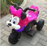 新款儿童电动摩托车充电米奇三轮车宝宝2-3-4-5岁男童女童玩具车