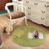 包邮加厚圆形丝毛地毯 客厅卧室吊篮地垫 电脑椅垫纯色瑜伽健身垫