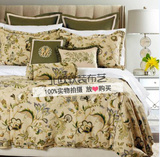 北欧美式床笠裙式床品全棉12件套样板房间软装含芯包邮厂家直销