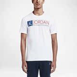 耐克男装2016夏新款Air Jordan 12运动针织纯棉短袖T恤746754-100