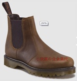 美国代购 Dr.Martens 2976 Chelsea 男式套筒短款齐踝靴男靴 棕色