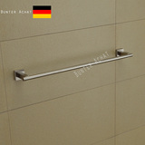 德国BUNTERACHAT304不锈钢毛巾杆 毛巾挂浴巾架单杆 浴室挂件拉丝