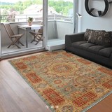 客厅茶几欧美家用长方形飘窗地毯 可手洗卧室防滑欧式进口床边毯