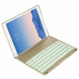 otmake iPad Air/Air2蓝牙键盘保护套铝合金七色背光保护壳支架外