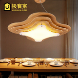 设计师北欧宜家个性新中式创意实木艺术客厅卧室餐厅LED灯具 吊灯