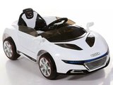奥迪儿童电动车四轮遥控双驱动汽车宝宝玩具车可坐婴儿小孩摇摆车