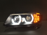 宝马E90大灯总成3系318i320i325i改装透镜超高亮天使眼氙气前大灯