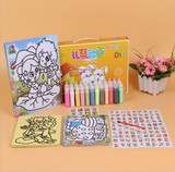沙画礼盒24色套装环保儿童彩砂画手工DIY绘画儿童玩具