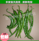 新鲜青辣椒 露天蔬菜 农家自产