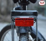 装备反光片警示灯后尾架货架尾灯配件 自行车单车山地车电动车尾