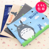 韩国文具 可爱龙猫A4牛津帆布 办公拉链创意文件袋 试卷袋B6笔袋