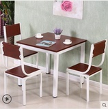 简约现代餐桌小户型餐桌正方形饭桌特价板式餐桌椅组合可定制尺寸