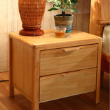 特价原木色简约床头柜宜家风大型款式橡木收纳柜榉木色简易储物柜