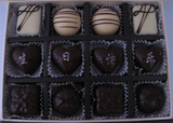 礼盒装送朋友高档定制个性化可刻字生日手工巧克力情人节礼物