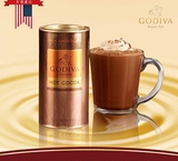【现货】美国进口GODIVA高迪瓦/歌帝梵牛奶巧克力热可可粉罐装