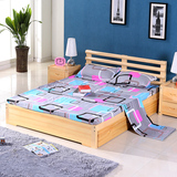 全实木床1.5 1.8松木家具双人成人单人床1.2米现代简约儿童床特价