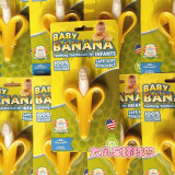 批发美国Baby banana香蕉宝宝牙胶玩具咬胶婴儿牙刷磨牙棒不含bpa
