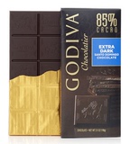 海淘/美国高迪瓦 Godiva歌帝梵85%纯黑巧克力排块100G
