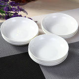 欧式骨瓷纯白餐具套装白瓷调味碟调味盘蘸酱碟油碟腐乳碟10只装