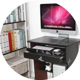 简易小电脑桌台式家用小书桌笔记本置地桌简约现代台式电脑桌60cm