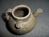 出土古玩古董保真包老艺术收藏摆件北宋越窑青瓷双系酒壶茶壶瓷器