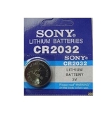 索尼CR2032 纽扣电池 3V汽车钥匙 遥控器 电子秤 铁将军 主板电池