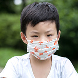 兰禾 可爱印花儿童一次性口罩 防雾霾PM2.5纯棉透气小孩学生口罩