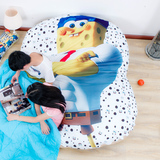 小新卡通床垫单人双人加厚榻榻米可爱懒人沙发折叠床儿童地铺睡垫